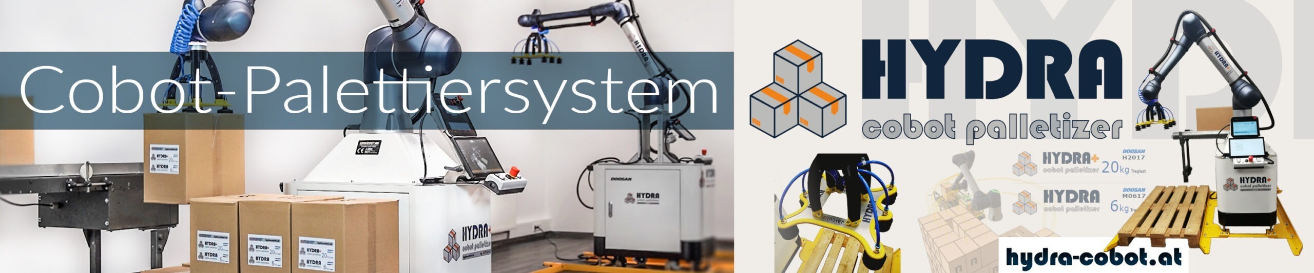 Cobot Palettiersystem für österreichische KMUs