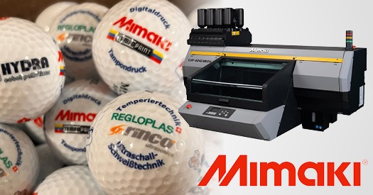 Digitaldruck auf Golfbälle mit MIMAKI-Flachbettdruckern (Vorschaubild)