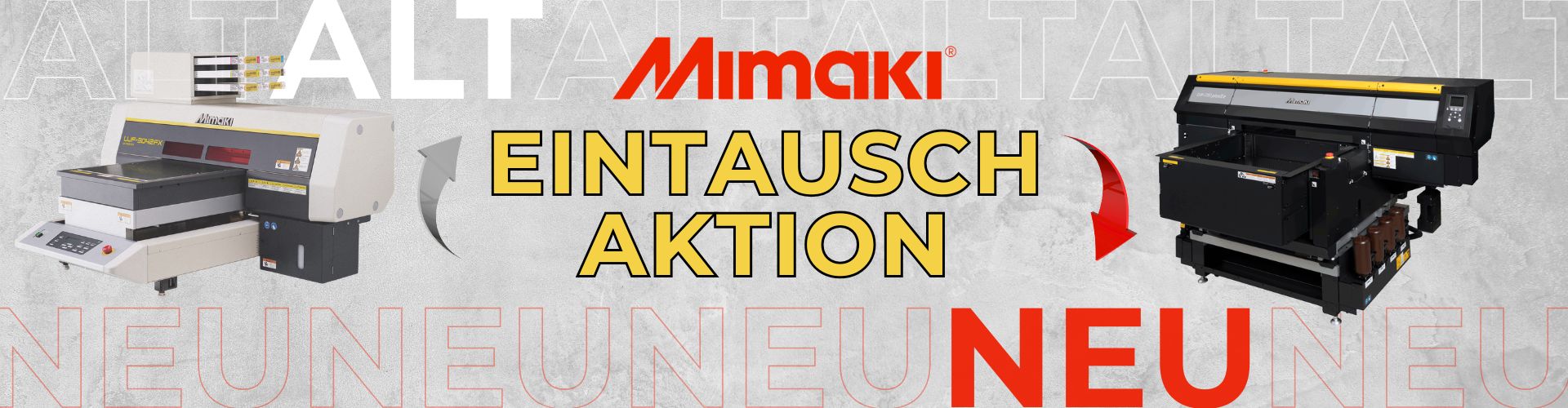 Eintauschaktion von Mimaki