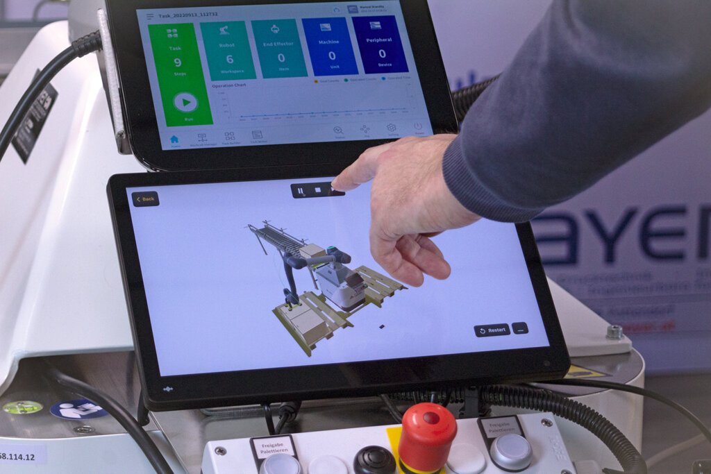 Einfaches Bedienen der Plaettiersoftware