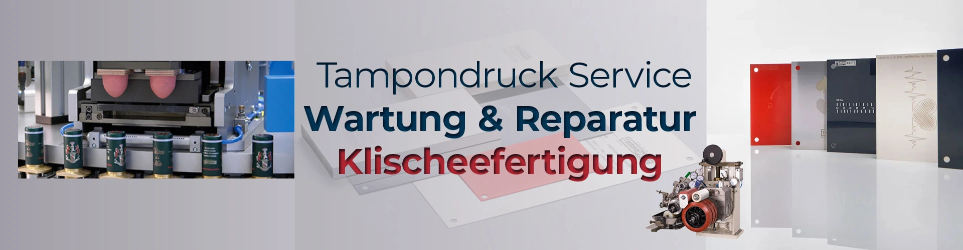 Service Tampondruck Banner