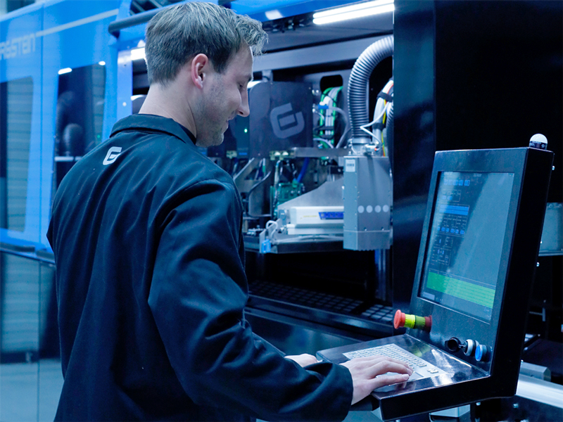 Bedienung der Single-Pass Druckanlage über Software