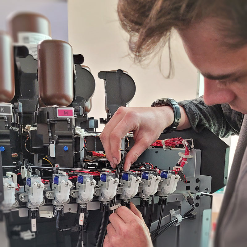 Digitaldruck Wartung Reparatur