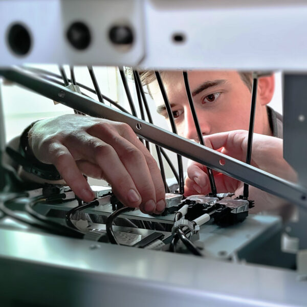 digitaldruck Wartung Reparatur Innenansicht