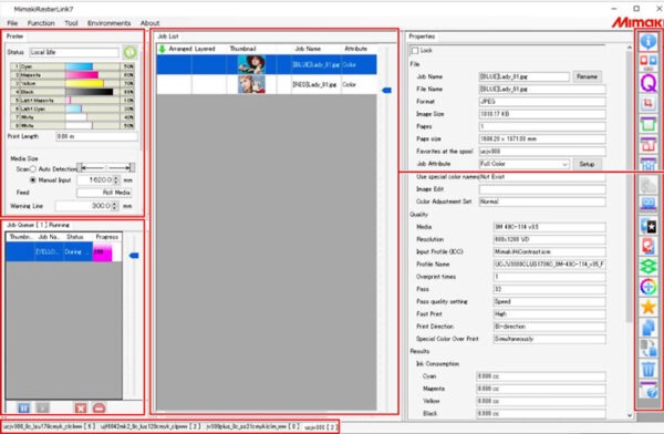 Grundlagenschulung MIMAKI Raster Link - 2 Stunden
